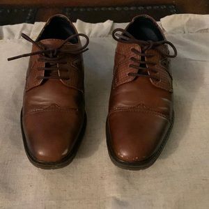 Toddler boy Cognac dress shoes size 11M